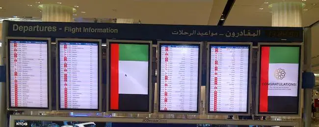UAE National Day Celebrations at Dubai Airport