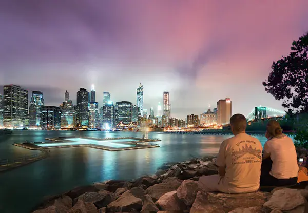 A project to build a swimming pool in New York City’s East River