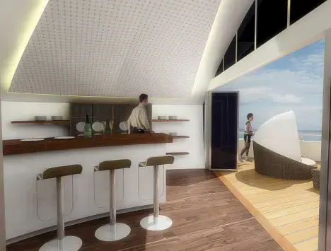 Solar floating resort