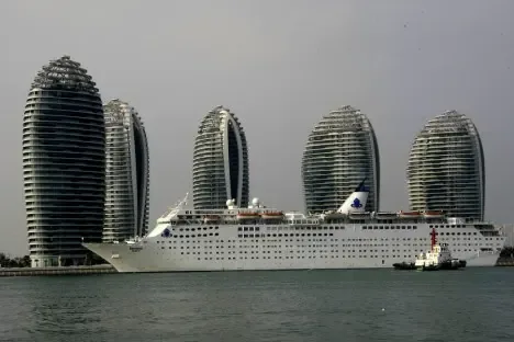 First Chinese luxury cruise liner starts maiden voyage