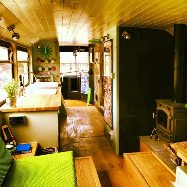 Vintage double-decker bus transformed into fabulous mobile hotel