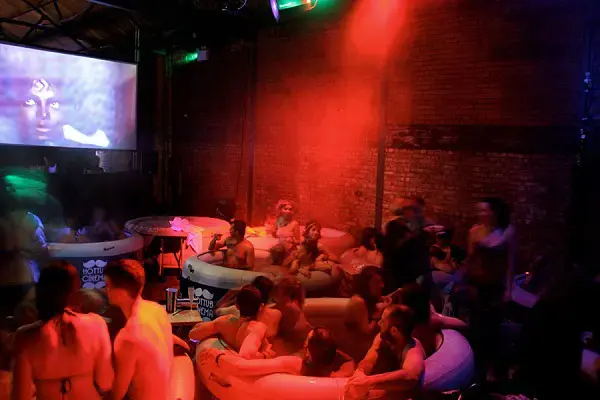 London pop-up event lets you watch movies in hot tubs 2