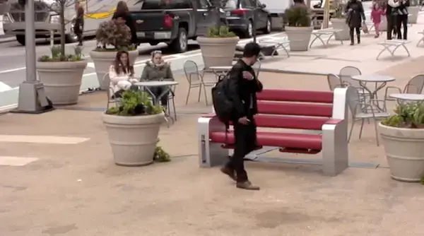 Virgin Atlantic Gives Unsuspecting NYC Park-Goers A Surprise With Special Bench