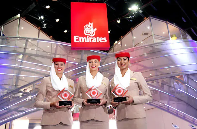 Emirates wins Best Airline Worldwide Award