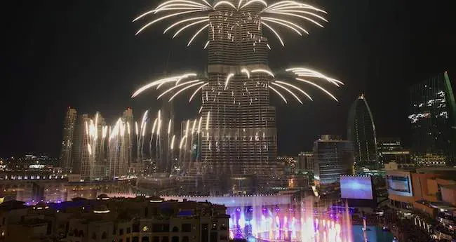 Dubai's world's largest New Year celebrations