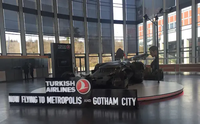 Turkish Airlines showcases Batmobile in Berlin