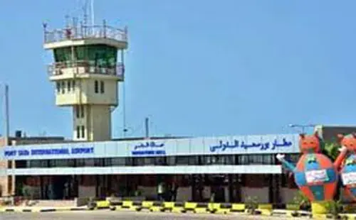 الجيش والشرطة يستقبلان أولى رحلات الطيران بين القاهرة وبورسعيد