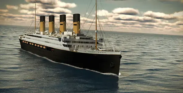 A re-construction of The Titanic is to set sail in 2016