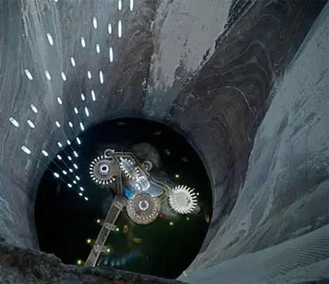 A salt mine that has been converted into an unusual museum