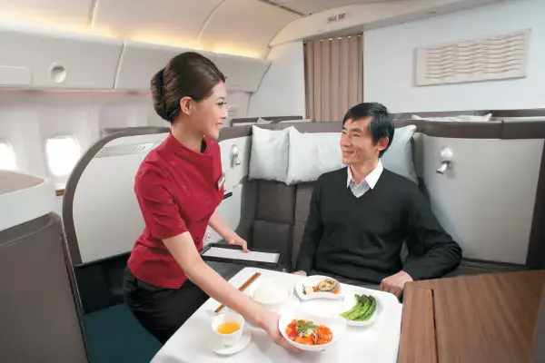 Cathay Pacific to serve Mandarin Oriental Hotel menu