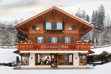 New Louis Vuitton Boutique in Gstaad