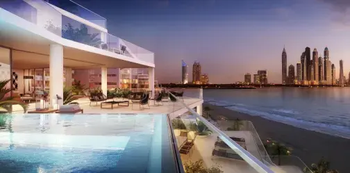 "سكاي القابضة" تزيح الستار عن مشروع فندقي ضخم بقيمة مليار دولار في نخلة جميرا