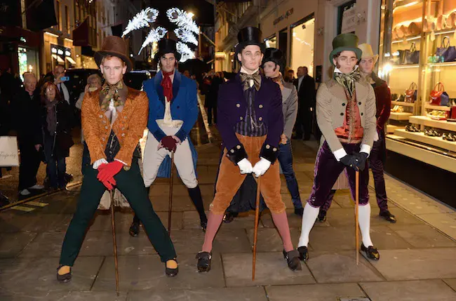 London's Bond Street decked up for the holiday