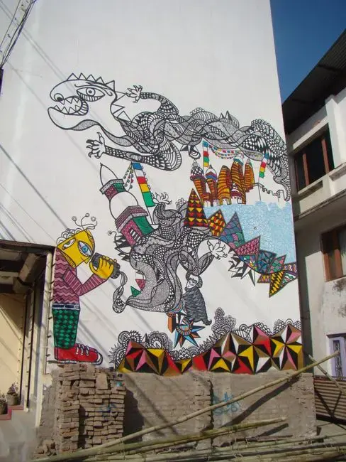 Colorful & Vibrant Graffiti Art Found On The Streets Of Nepal
