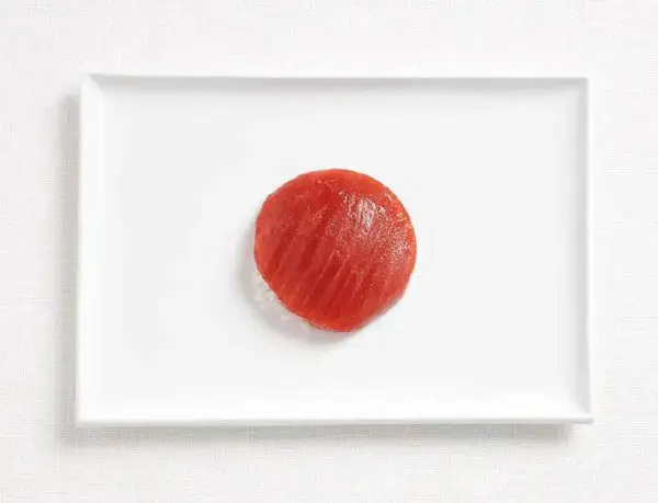 National flags made from each country's traditional foods