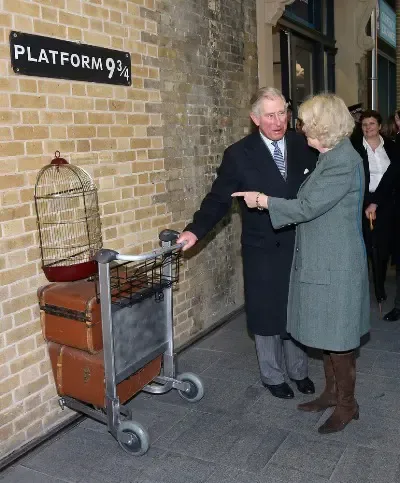 Prince Charles, Camilla ride London Underground