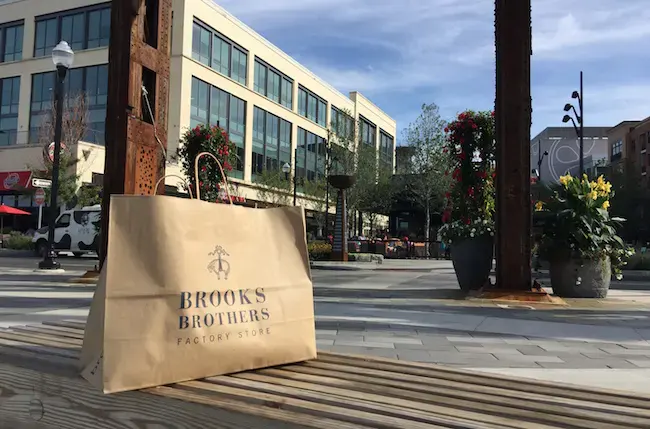 Last minute holiday shopping during US Labor Day weekend
