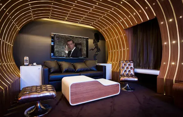 James Bond inspired hotel suite in Paris