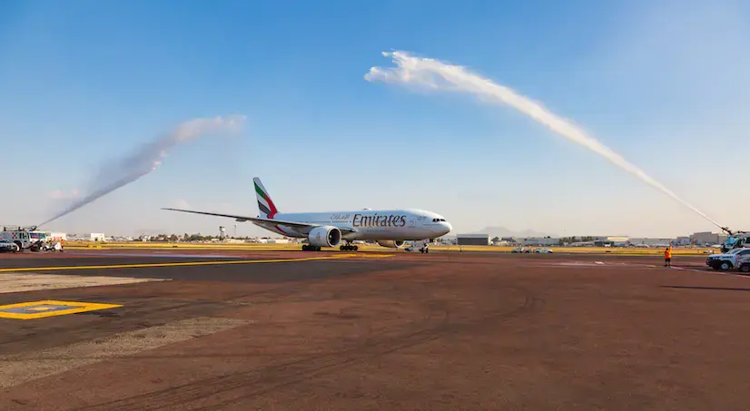 Emirates touches down in Mexico City