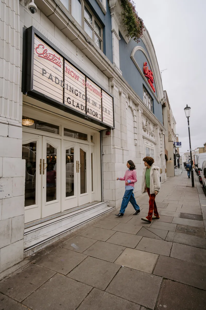 Electric Cinema screen and red velvet seating on Portobello Road 3