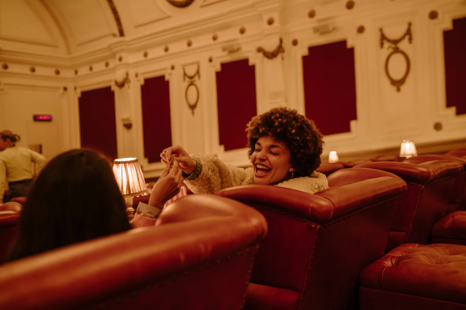 Electric Cinema screen and red velvet seating on Portobello Road 2