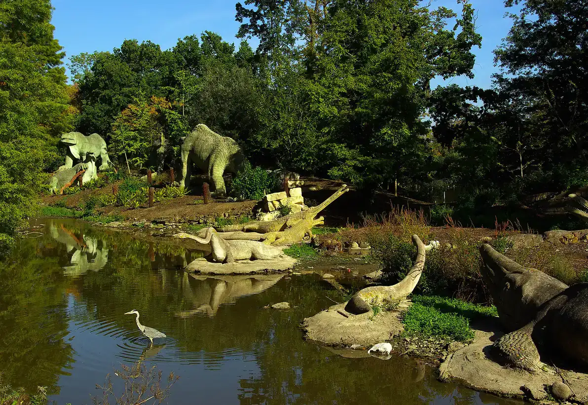 Crystal Palace Park Dinosaurs, London