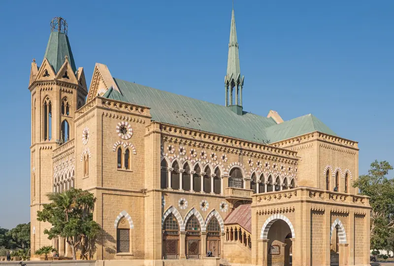 Frere Hall place in Karachi