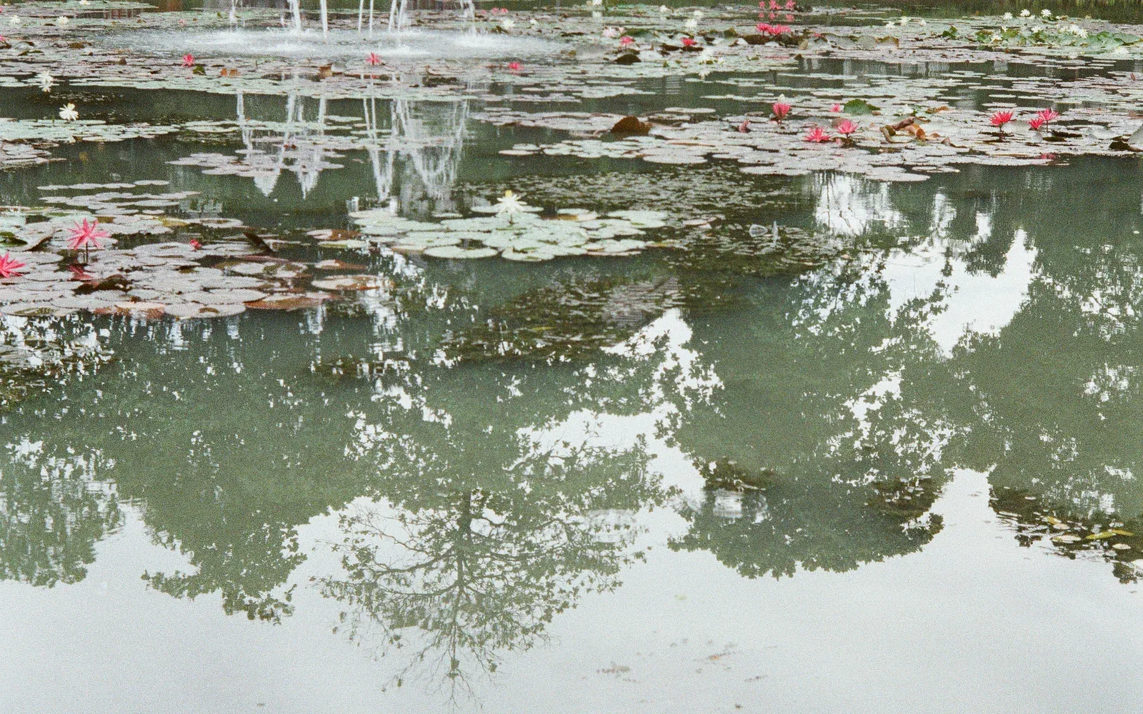 Situ Lembang Park lake and fountain, Jakarta